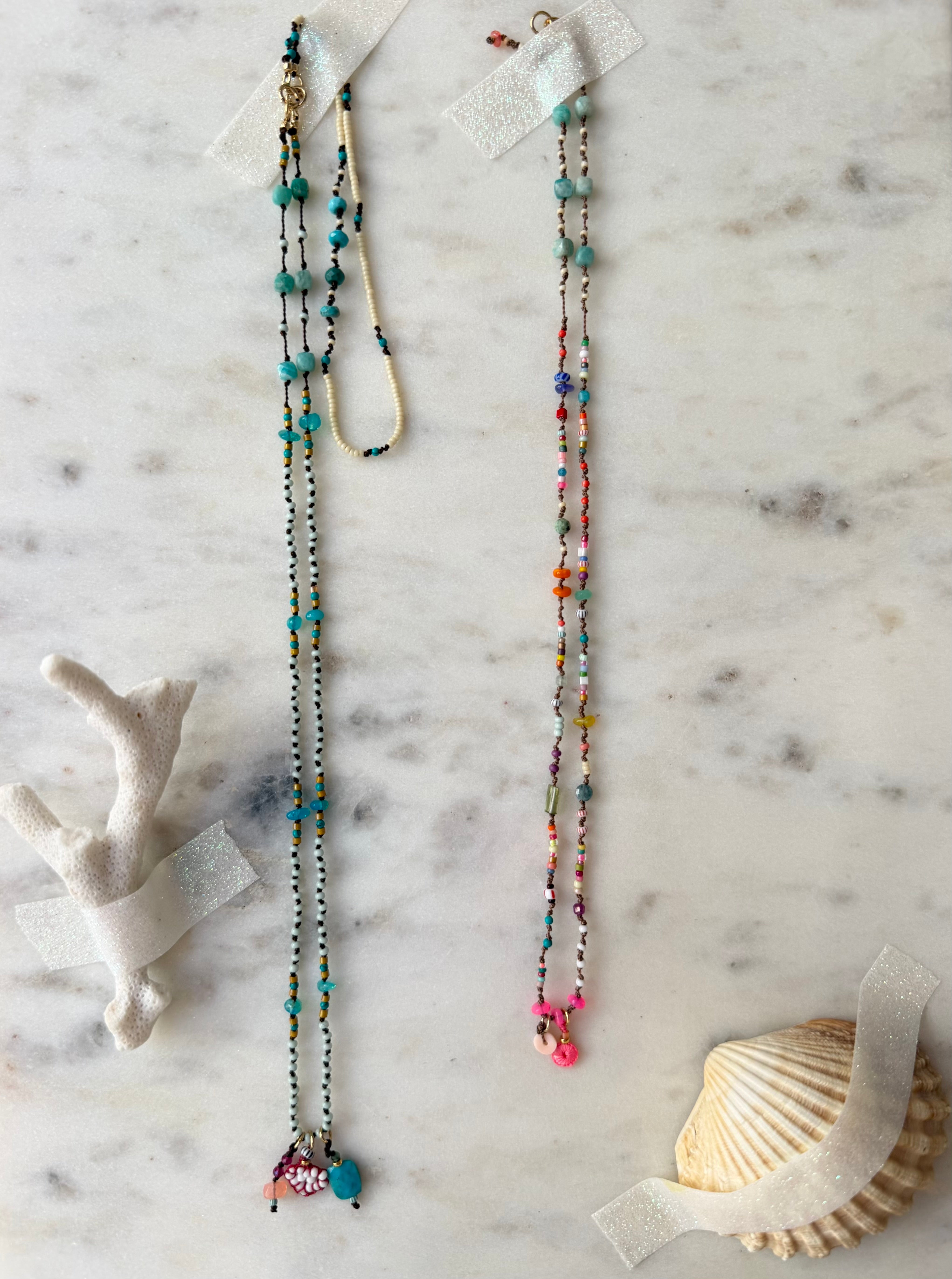 Sautoir turquoise Summer by Mirca